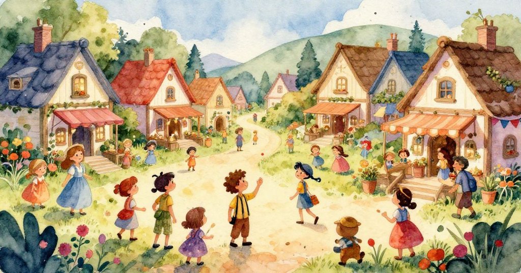 Fireworks bursting in the sky as crowd gasps - close-up watercolor illustration