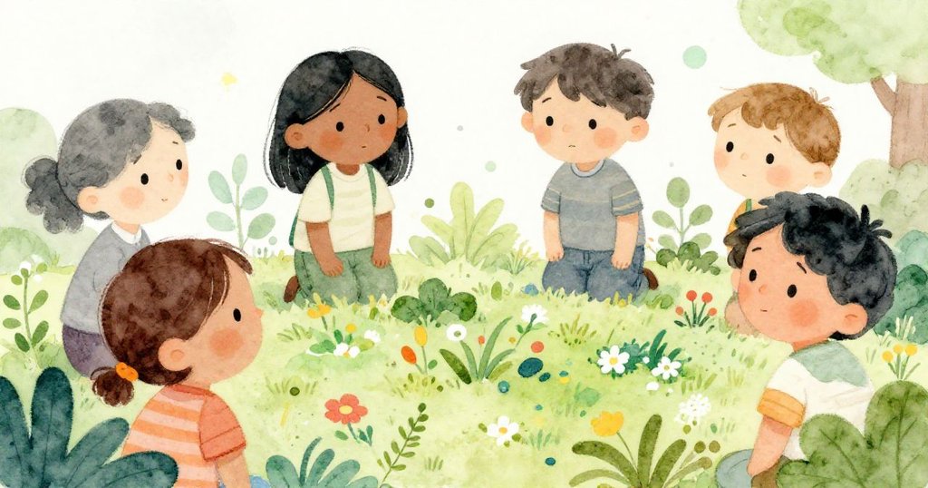 Friends expressing skepticism about the community garden project