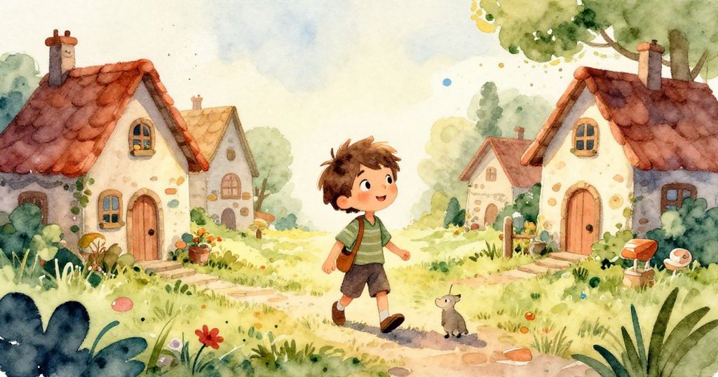 Ancient map found on forest floor - close-up detail illustration