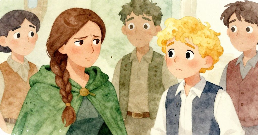 Faction leaders reflecting on their burdens during negotiations - close-up watercolor illustration