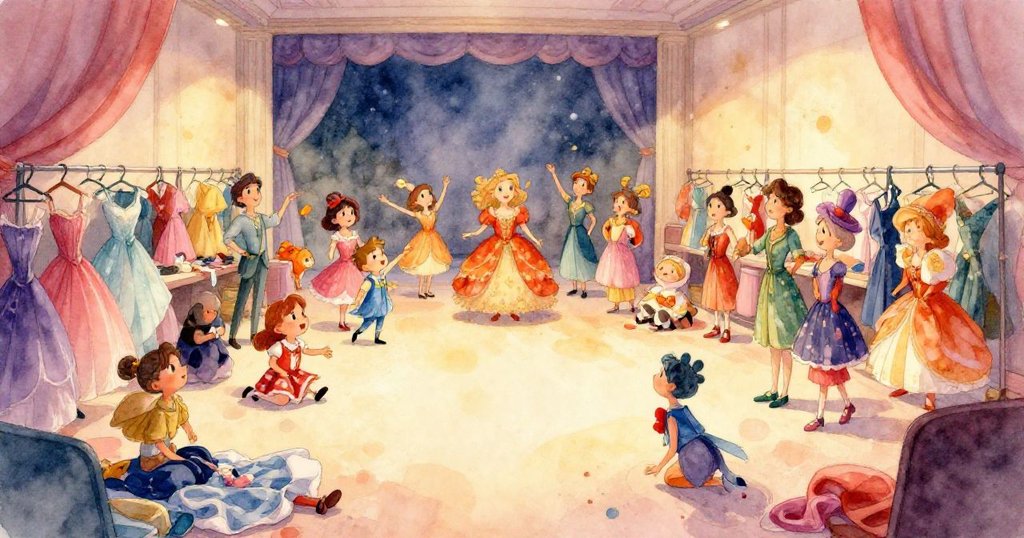 Sound technician frantically working to fix microphone backstage