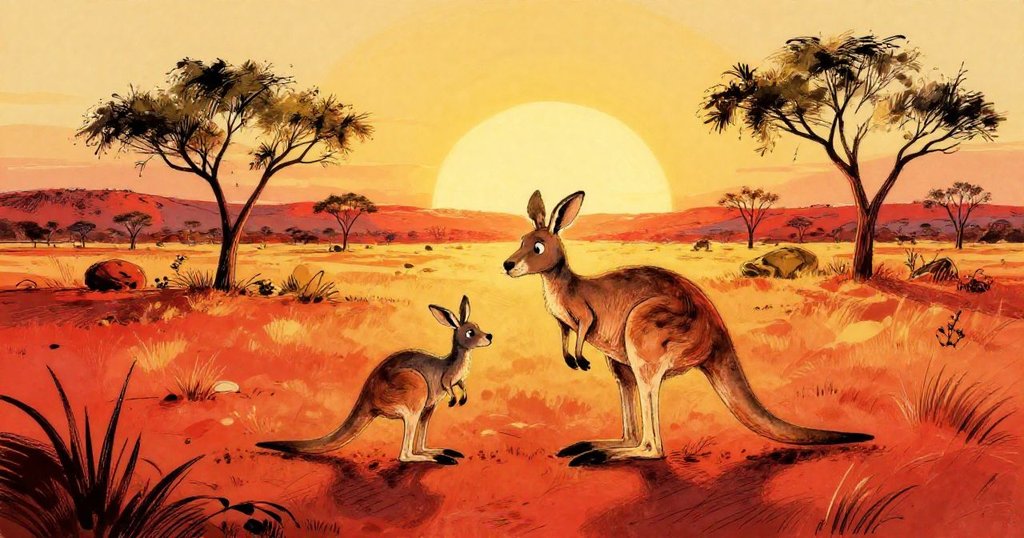 Close-up of wildflowers blooming in the Australian outback.