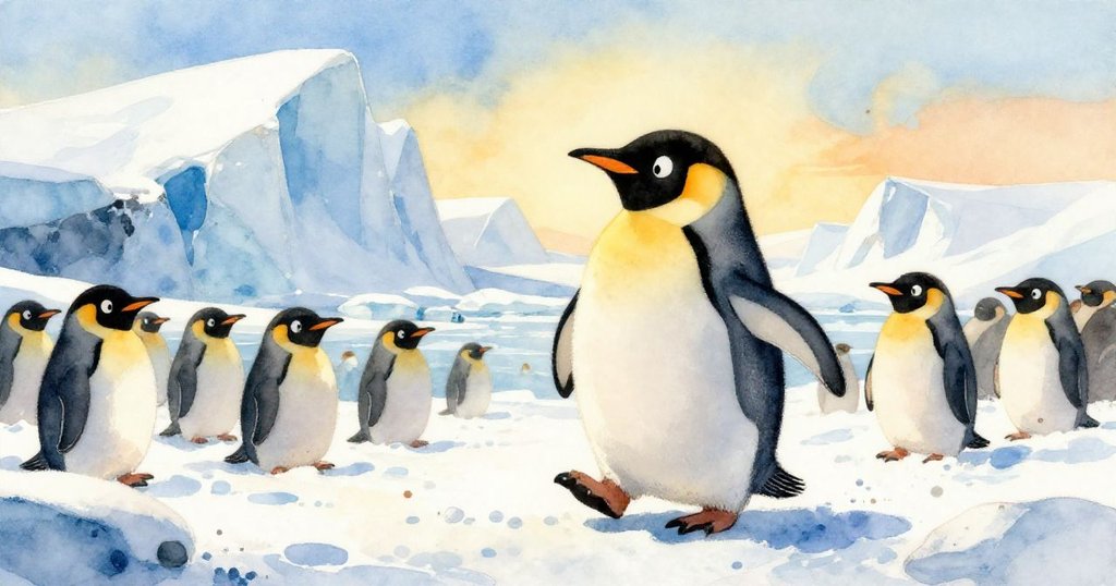 Calving glacier with ice chunks crashing into the water