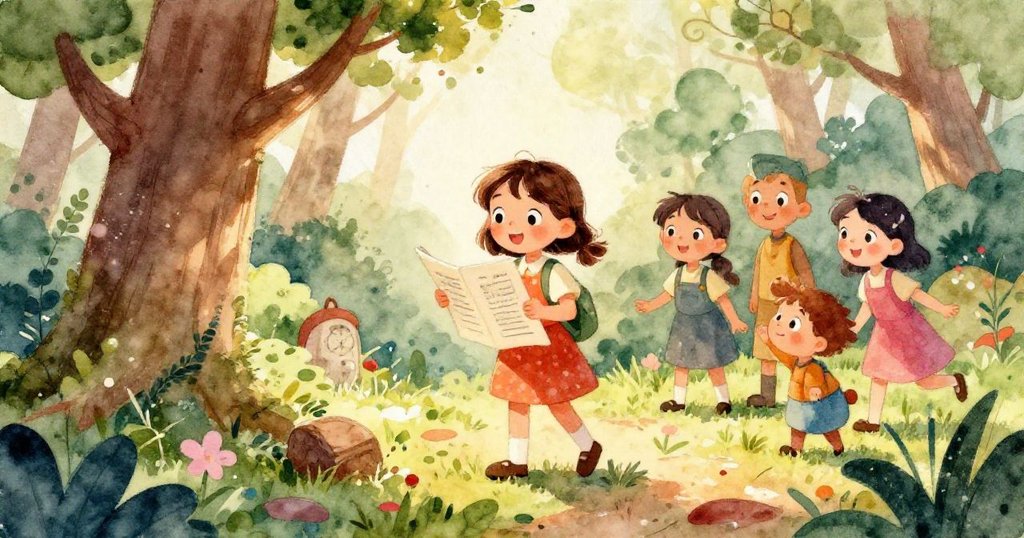 Hidden cave entrance revealing sparkling stones - enchanting close-up illustration