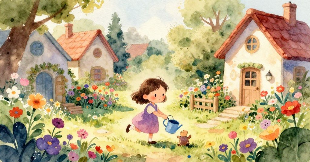 Close-up of a sparkling magic net lying in the garden