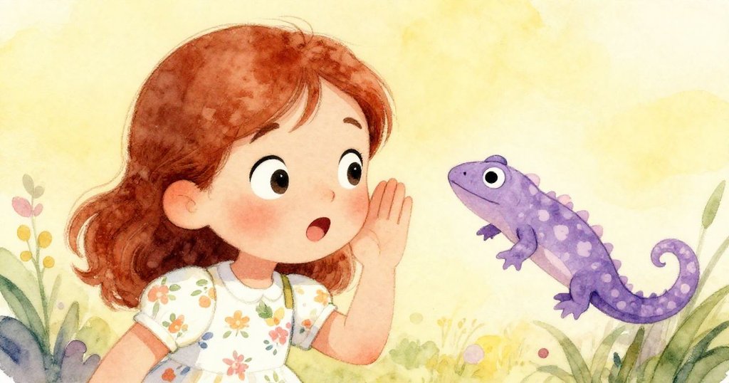 克拉拉的面部特写，她的眼中闪烁着兴奋和好奇，阳光柔和地照耀着她的脸庞。