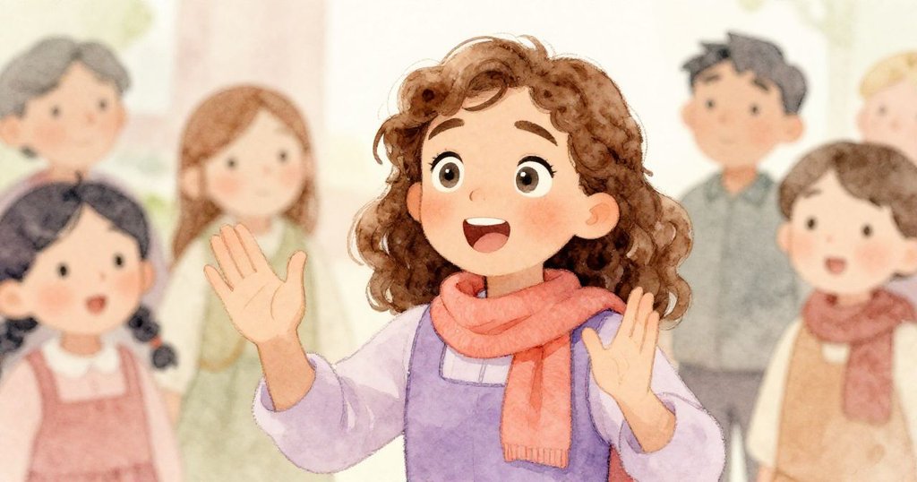 安娜激動地說著，眼中閃著光芒，身後的村民們有著不同的反應，令人深思。