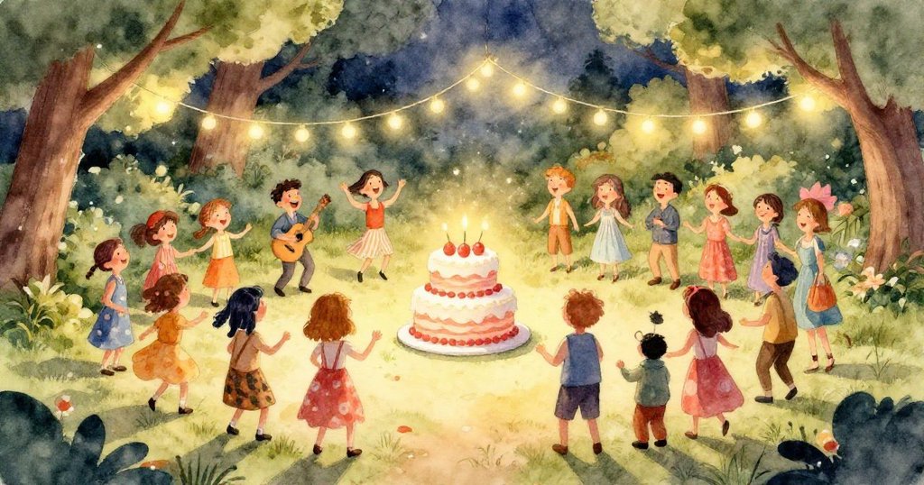 朋友們圍著蛋糕擺姿勢拍照，笑容燦爛，記錄下這個特別的時刻。