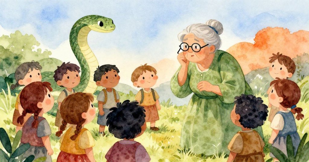 村民們聚在一起，熱烈地討論對抗蛇的計劃，米拉指導著他們，展現出團結的力量。