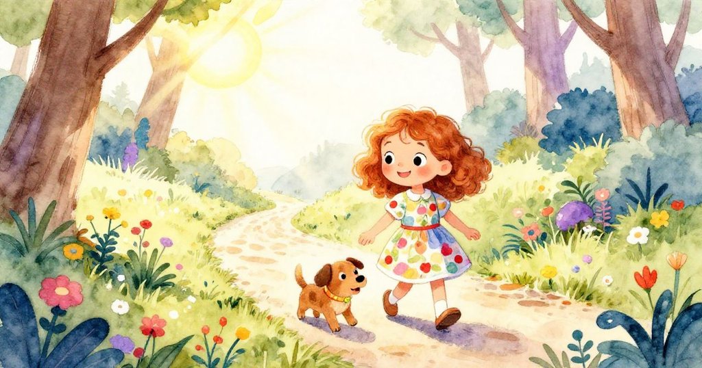 在蜿蜒未知小徑上，艾蜜莉與馬克斯探險大自然之美，遇見色彩繽紛奇花。