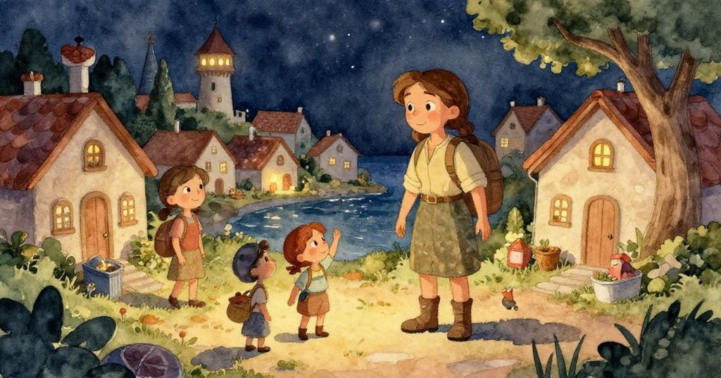 露西婭特寫眼神堅定與微帶憂慮，月光映照下展現內心激盪，充滿決心迎向不可知的挑戰。