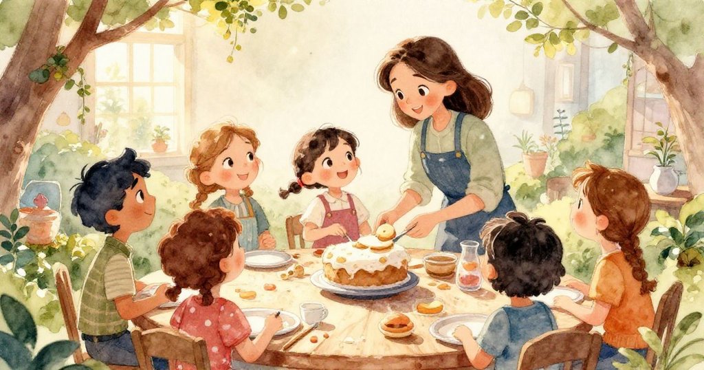 莉莉穿著小鞋，在石板路上自由前行，石板細節分明，步伐充滿活力與探索之意。