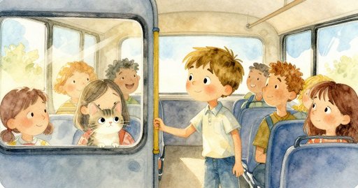 Happy Bus Cat Journey