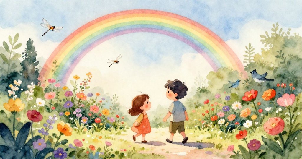 亞歷克斯輕觸柔軟玫瑰花瓣,近鏡頭呈現他的手部細節與周遭嗡嗡作響的蜜蜂,充滿溫暖與好奇心。