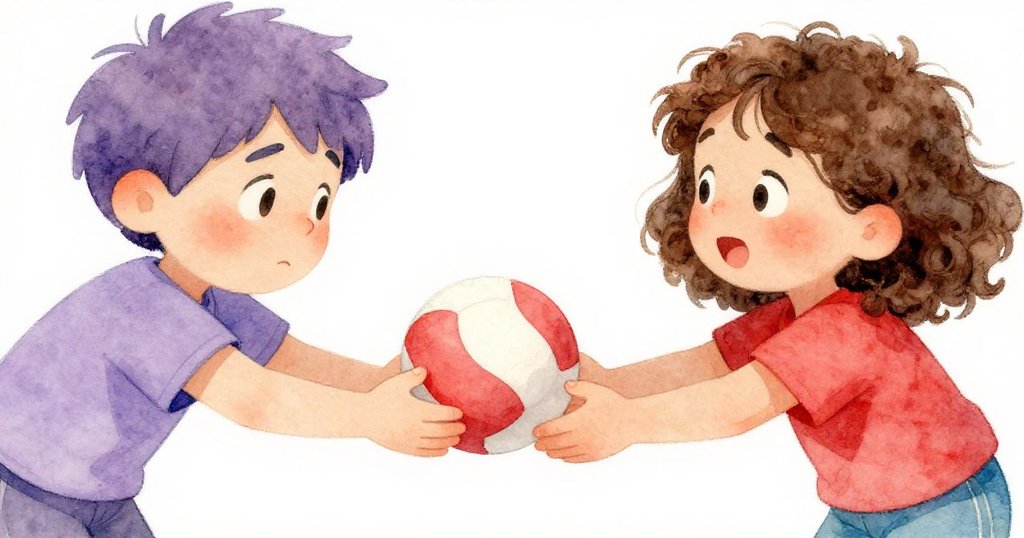 Emma溫柔將球傳給疲憊隊友，臉上流露著關懷與團隊精神，畫面細膩展現故事溫馨結局