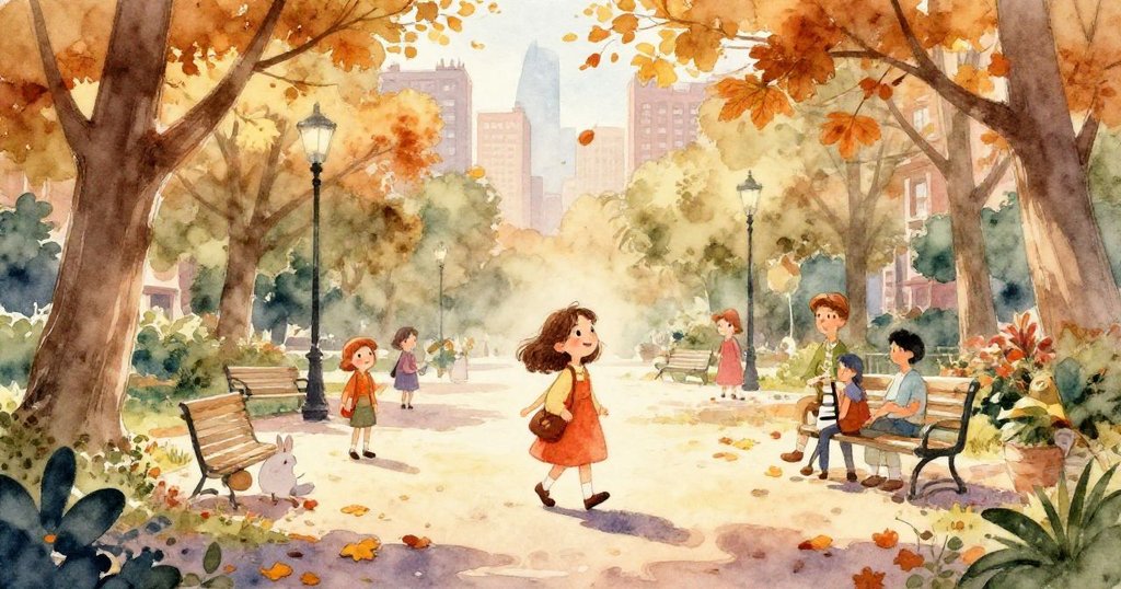 Amelia的特寫臉龐流露驚奇與沉思，她輕握刻字枯葉，眼神中呈現出內心掙扎與詩意情懷