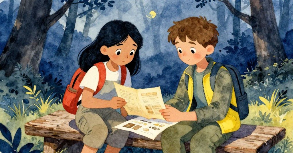 Tom背後視角下，Elena與Tom共同研究古老筆記和採集樣本，展現合作與探索精神。