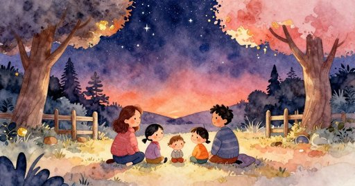 Family, Fox and Stranger