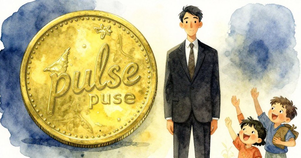 近距離展現高個參賽者手握刻有'脈搏'的巧克力幣，臉上流露著創意喜悅，詩句激發即興表演，細節生動