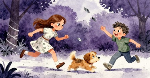 Cap, Flower, and Puppy