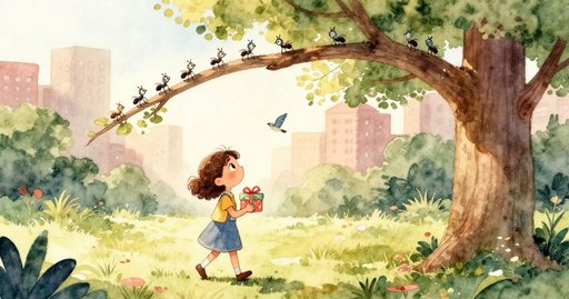 Light Under the Tree