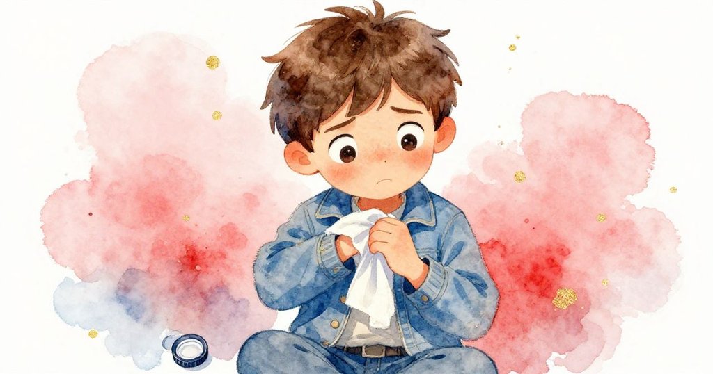 米洛凝視遠方,輕輕用袖子擦拭鏡頭蓋,臉上既有擔憂也有堅定,烘托出內心掙扎與決心