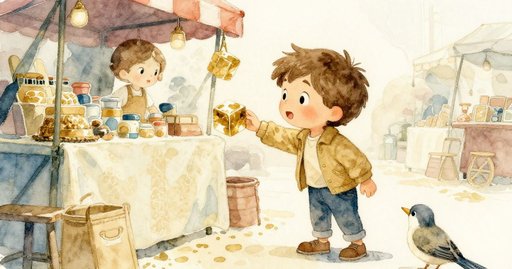 Milo at the Saturday Market