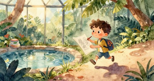 Steam over the Zoo Fountain