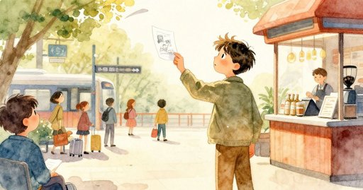 Morning at the Mosaic Fountain