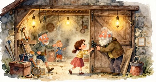 Mara Beneath the Warehouse Door