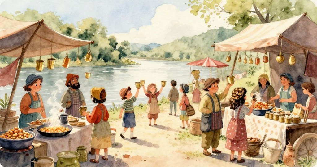 米洛的靴子踩在散落花生殼上,細節清晰展現他小心調整步伐,透露出一絲緊張與現場忙亂氛圍。