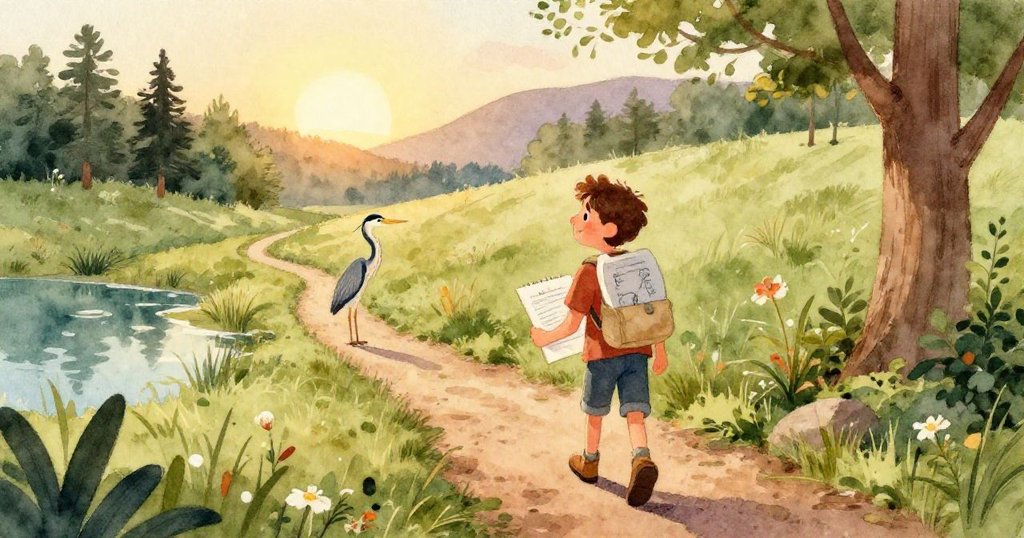 喬丹的鞋子踏在舊木橋上，濕潤落葉與泥濘細節生動展現腳步小心穩健