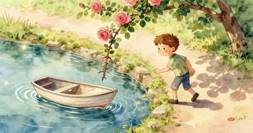 Petals Clear the Stream