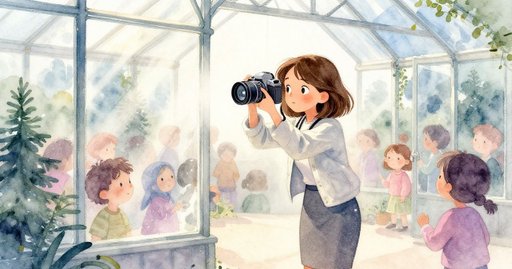 Leah at the Glass House