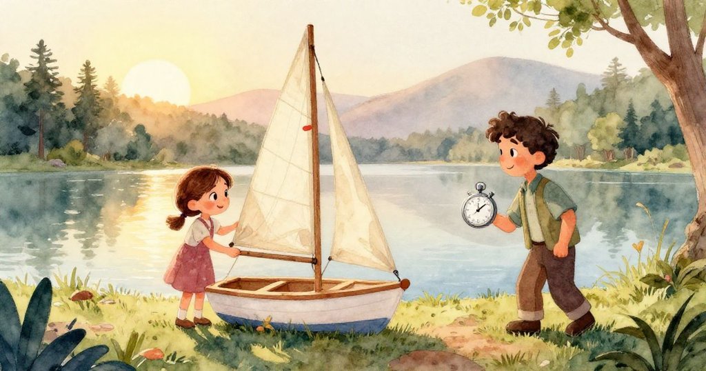 在水下視角中，Mara的帆船被漂浮零食包部分遮掩，水光粼粼呈現意外而幽美的瞬間。