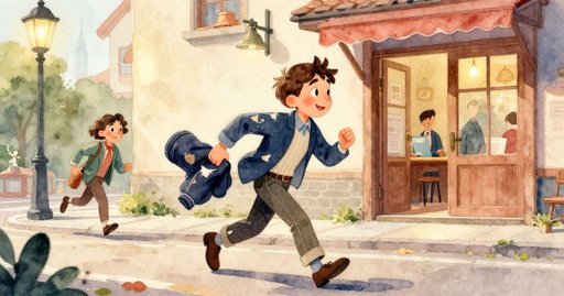 Milo at the Late Tram