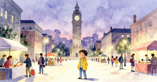 Moonlight on the Clock Tower