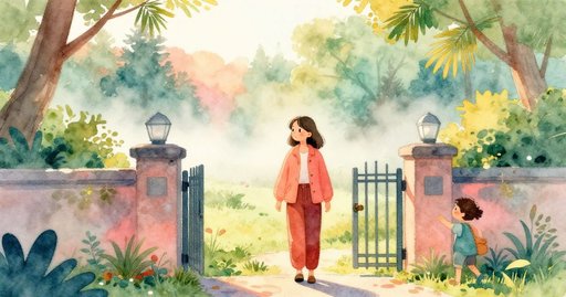 Stag on the Morning Trail