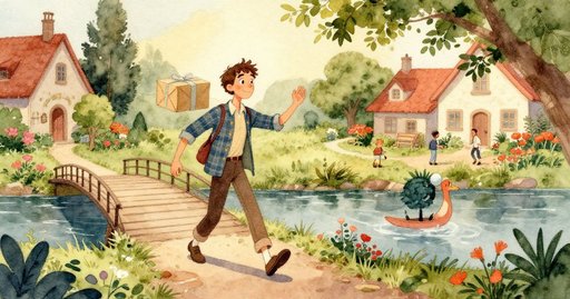 Marcus by the Footbridge