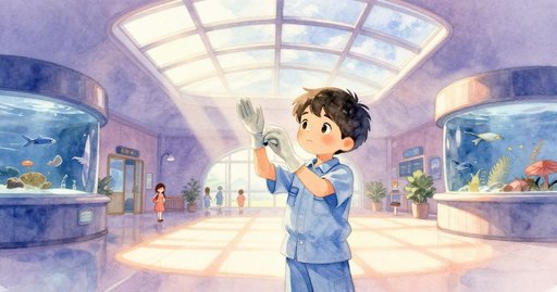 Finley Beside the Tidal Tank