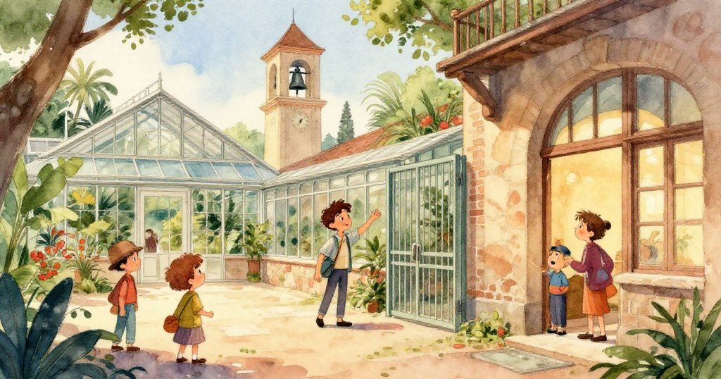 Gabriel 的手正用力轉動冰冷金屬門把，衣袖輕拭眼鏡水滴，展現專注細膩動作