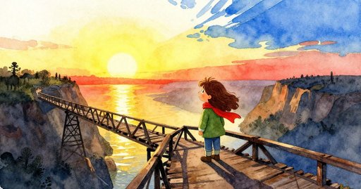 Mira Beneath the Old Bridge