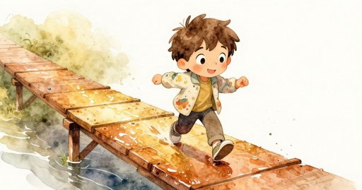 Milo Beside the Busy Bridge