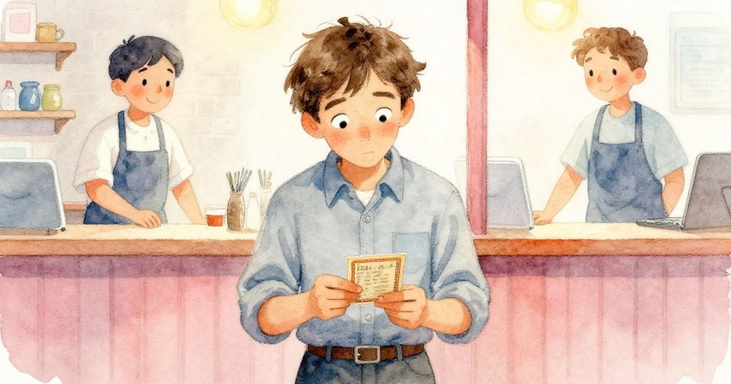 Leo輕滑劇院票入草圖本，迎接微笑攤販相會，庭院柔光中傳遞著溫暖回憶與交流。