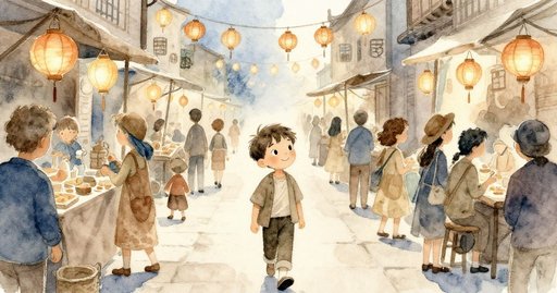 Morning Surprise at the Market