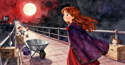 Leah on the Footbridge