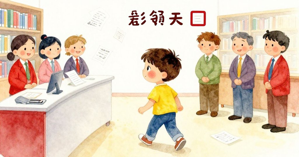 朱爾斯成功後臉紅退後,身旁評審們熱烈鼓掌互動,音符環繞著控制台,展現慶祝與突破。