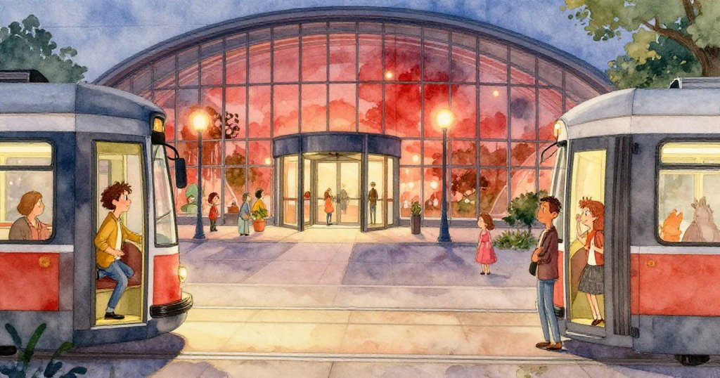 Milo仔細握著信封，指尖觸及牆上斑駁鋼條與新漆磚牆，細膩展現新舊交織的質感與期待。