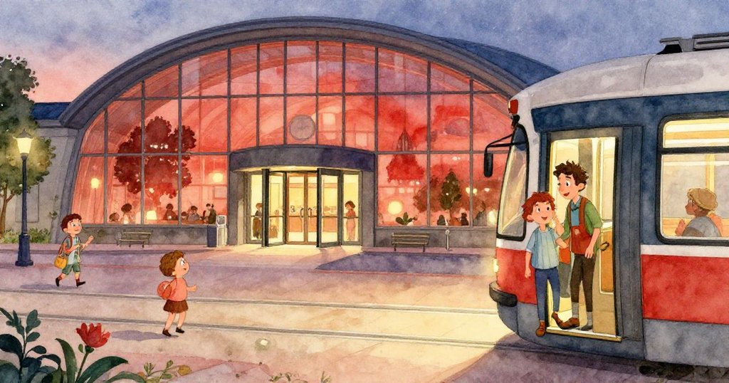 乒乓球如水中寶珠散佈在走廊地面，透明反射中隱約映出Milo身影，夢幻氛圍迷人。