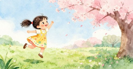 Kite and Cherry Blossoms